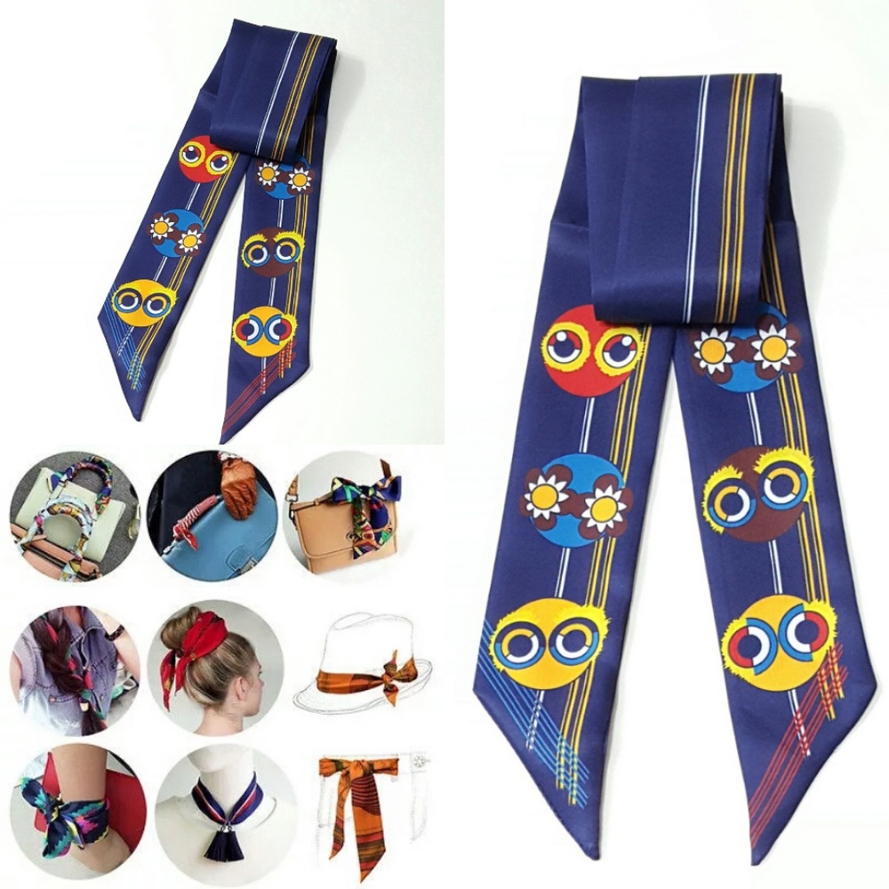 ⤵⤵2pcs Classic Meme Face Design Cotton Scarves